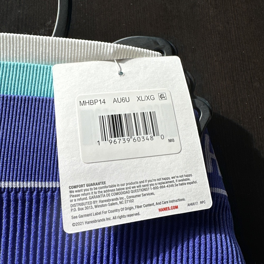 Women's Size XL Hanes Originals Seamless Boy Shorts Underwear 3 Pack - Picture 3 of 9